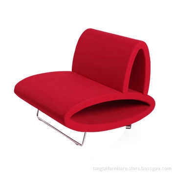 Sofa Chair, Made of PU/Imitation Cashmere, ODM/OEM Services Provided